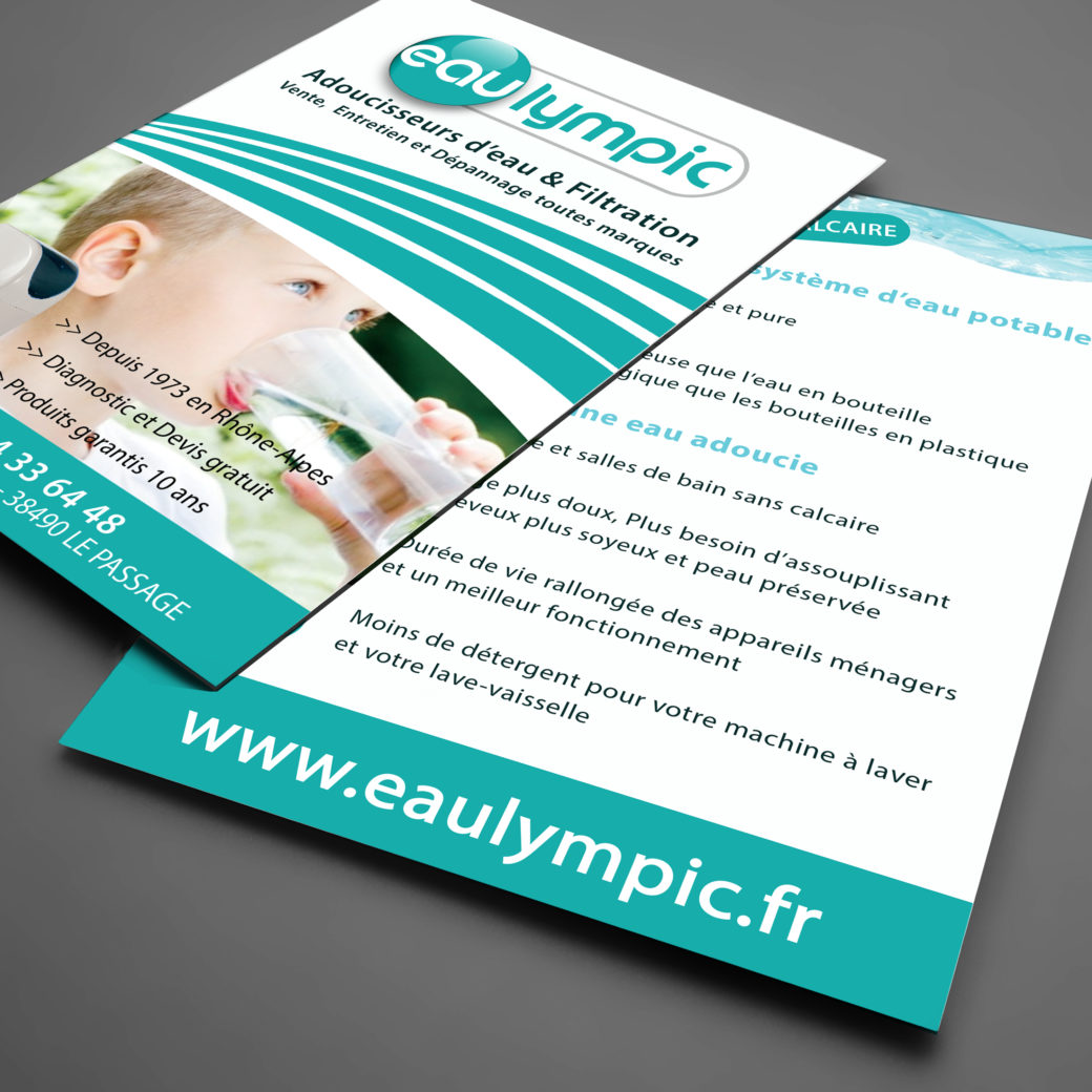 Logo et documents de communication Eaulympic